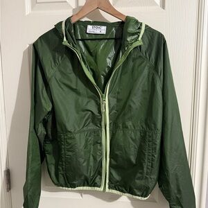 Stoic Green Windbreaker Jacket